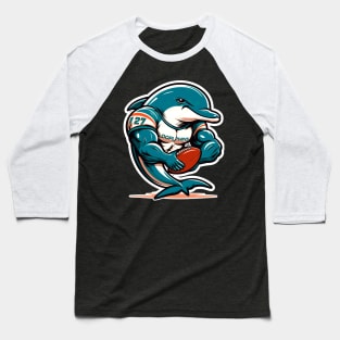 Dolphins #2 Baseball T-Shirt